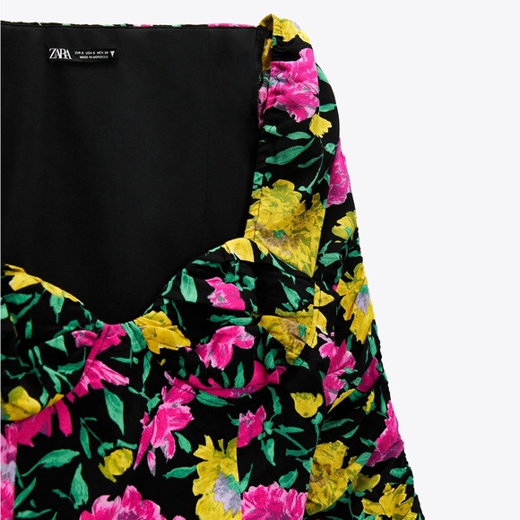 Zara floral print corset top - Picture 3 of 3